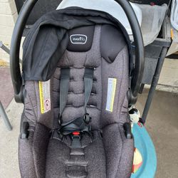 FREE EVENFLO CAR SEAT W/ BASE