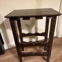 Wood Wine Rack/table