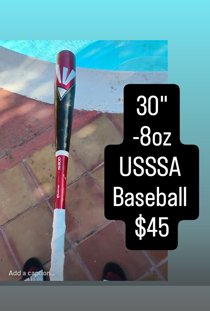 Easton S200 USSSA Baseball Bat 30" -8oz