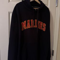    Black USMC "Marines" Hoodie 