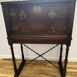 Antique Chest Drop Down Desk