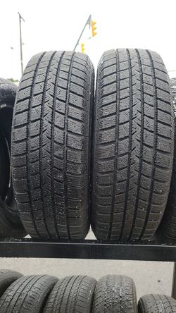 205 65 16 (2) used SNOW tires GOOD YEAR FREE install