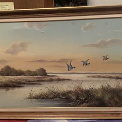 Large Nature Framed Picture