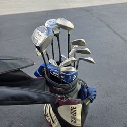 Golf Club Bag with Clubs and 20+ Balls