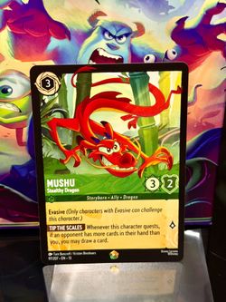 Mushu - Stealthy Dragon Legendary Disney Lorcana Attack of the vine