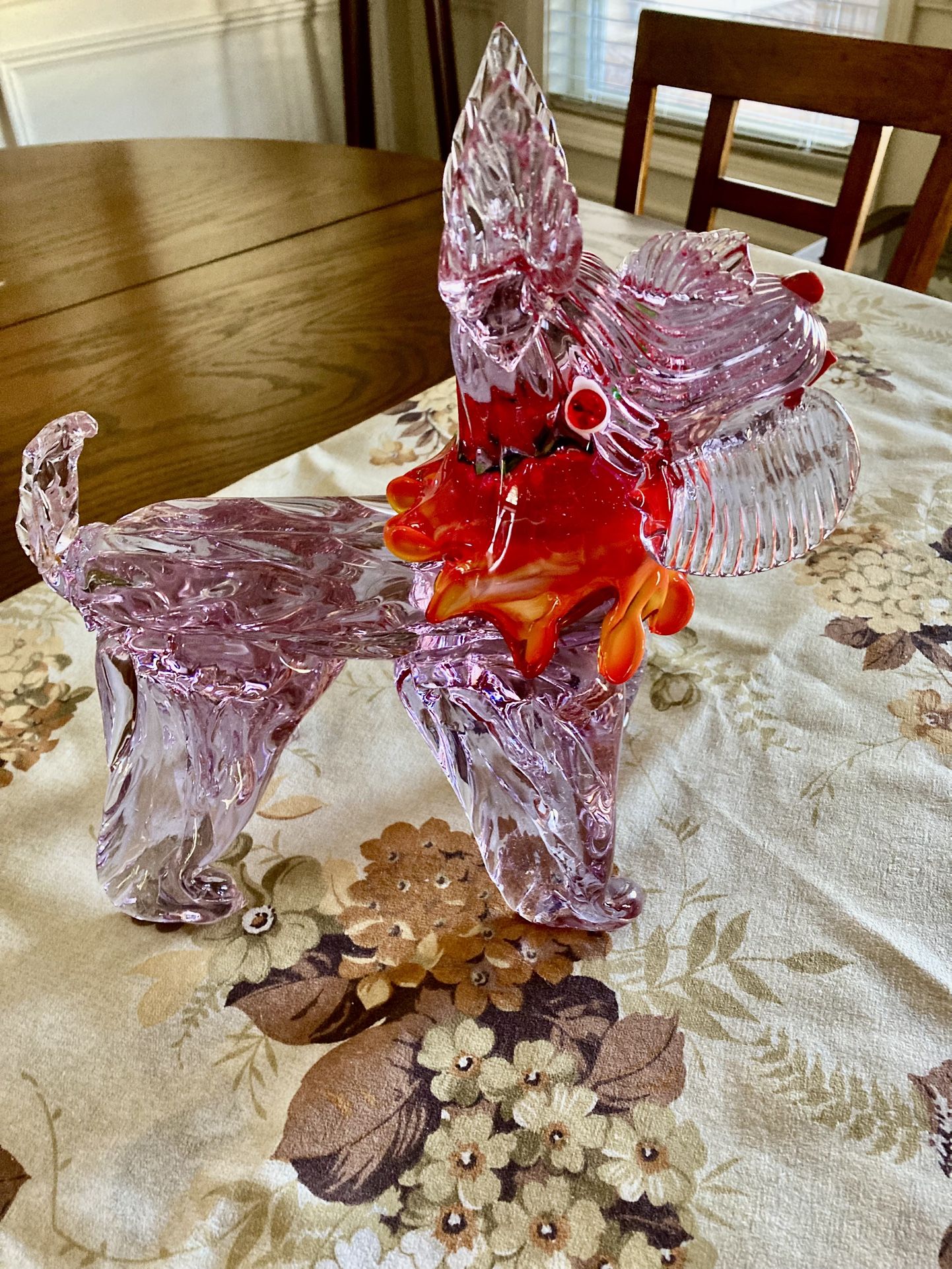 Precious Solid Glass Dog