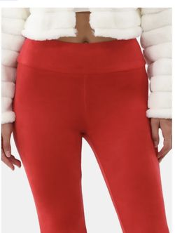 Red Christmas Leggings X-Large And 2X