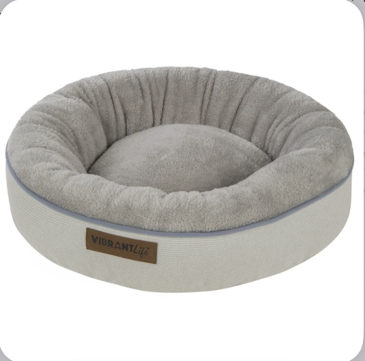 Soft Gray Pet Bed