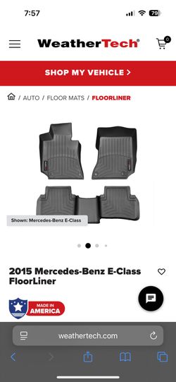 Mercedes E350 Floor Mats