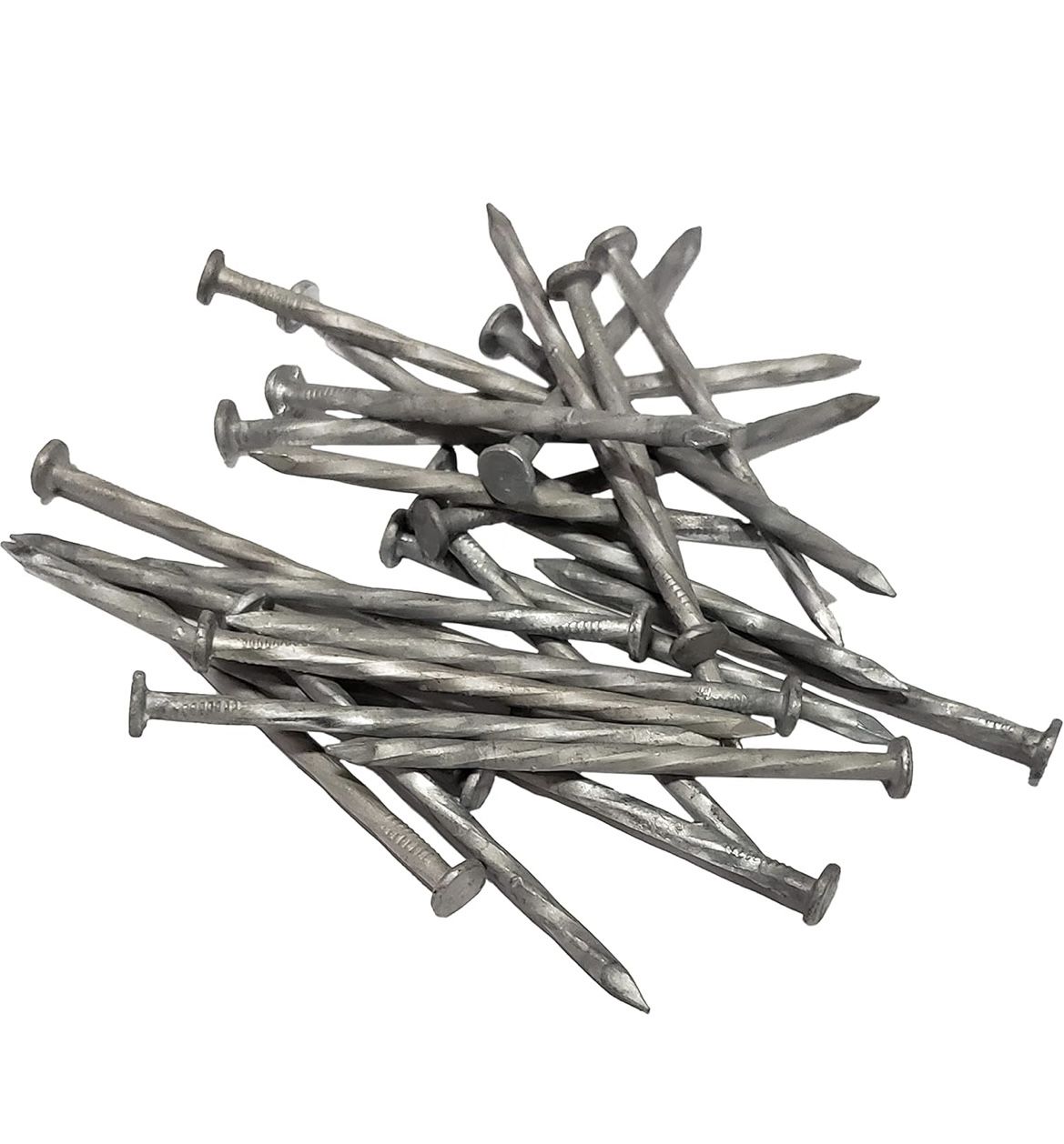 Spiral Shank Nails Hot Dipped Galvanized - 5lb 