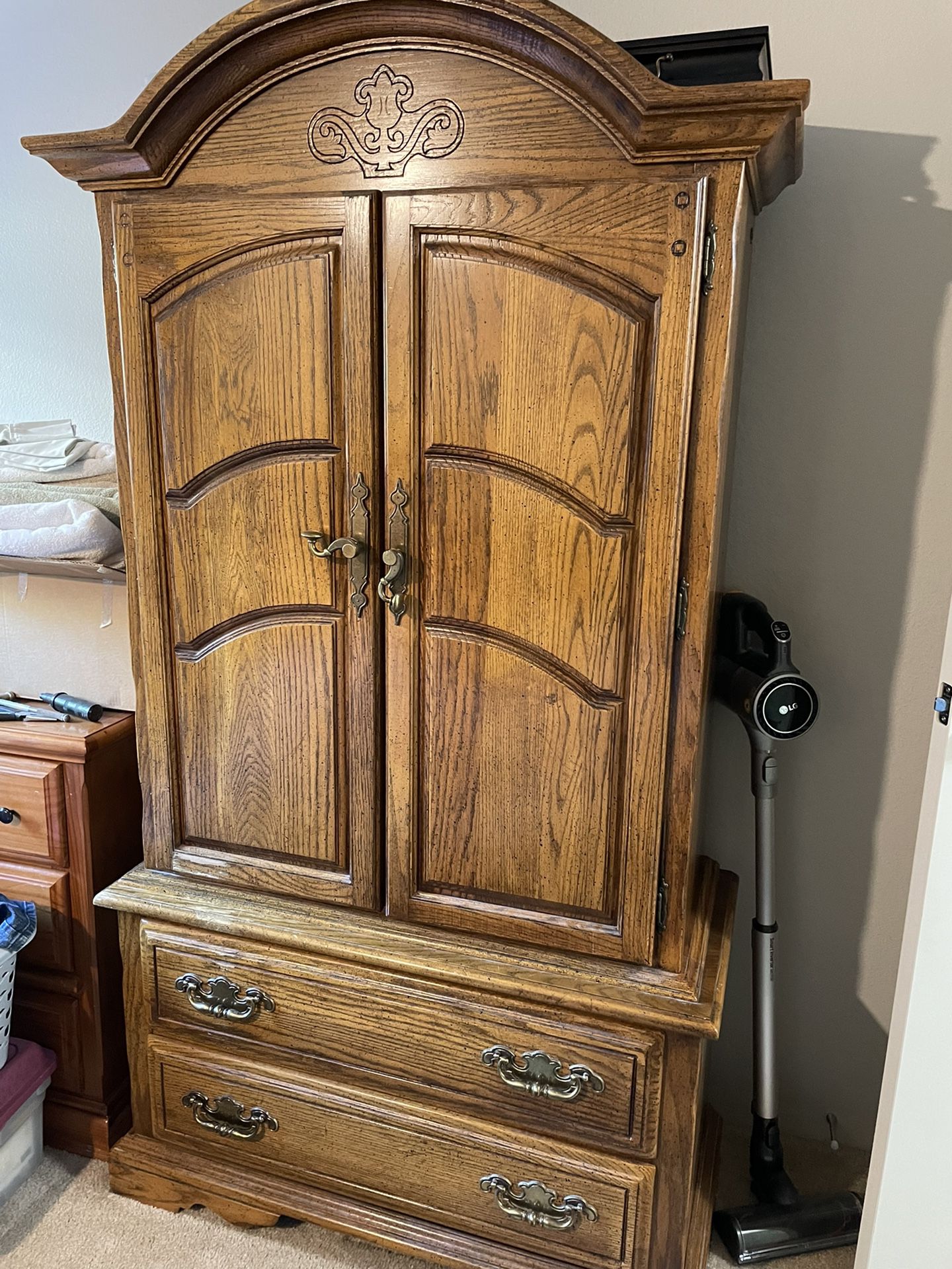 Armoire And 2 Nightstands