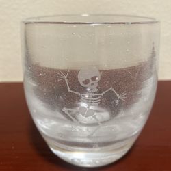 Extremely Limited Edition Skeleton Halloween Glassybaby