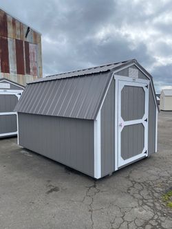 8X12 Barn -Payment are available! No credit check! Delivered and set up free for 30 miles!