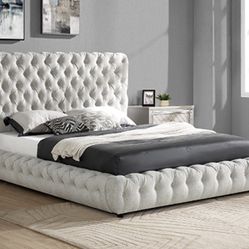 Queen Bed Frame.  No Mattress