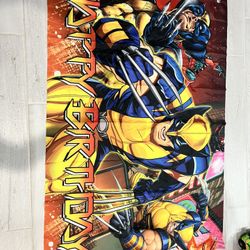 X-men Wolverine Birthday Backdrop