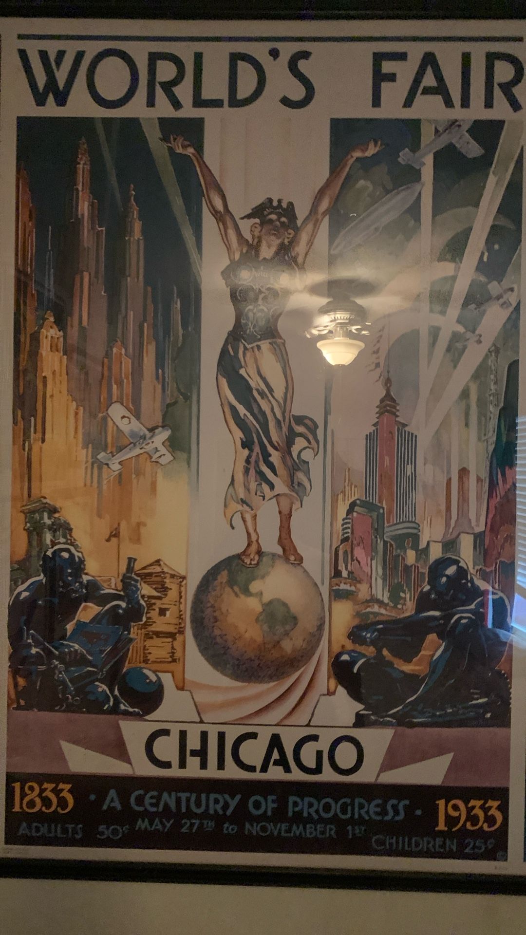 WORLDS FAIR CHICAGO POSTER