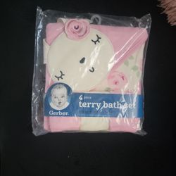 Baby GIRL bath Set