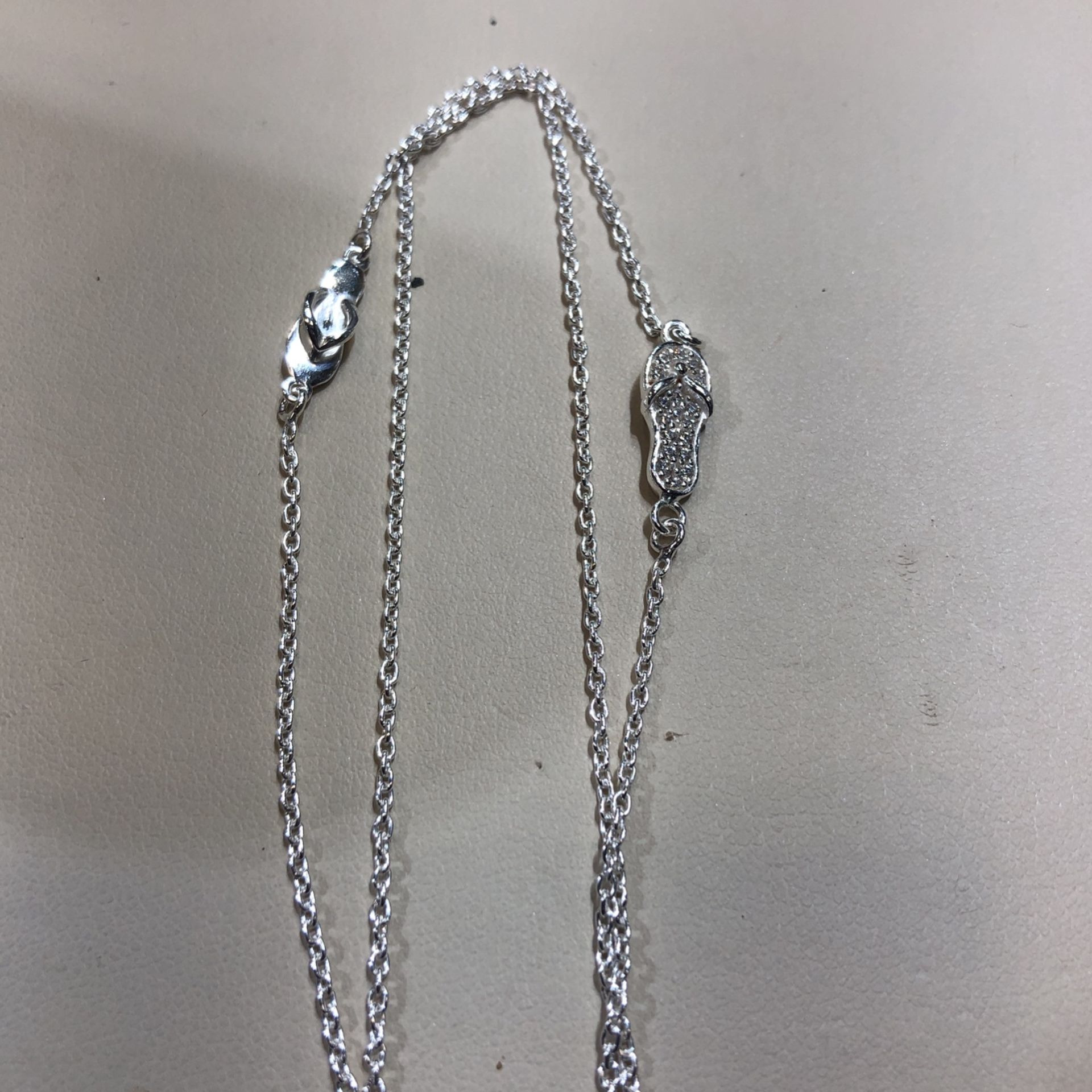 Sterling silver anklet