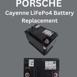 Porsche Cayenne 2019+ lithium Replacement Battery Life Po4