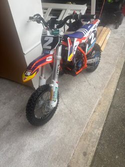 Motorcycle KTM Orange And Black