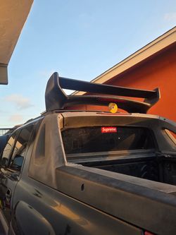 Large Black Rear Spoiler Wing