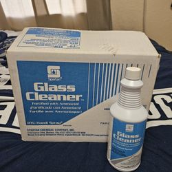  Spartan Glass Cleaner with Ammonia New 12 Bottles In The Box