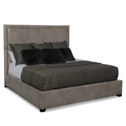 Morgan Espresso King Panel Bed (64" H)