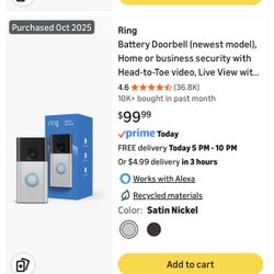 Brand New Ring Doorbell 