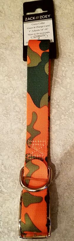 Zack & Zoey Camo collar