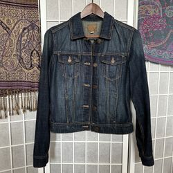 American Eagle Dark Denim Jean Jacket, Size S