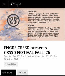 Fall Crssd festival