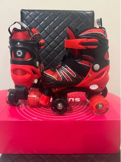 Like New Spider-Man 4 Size Adjustable Roller Skates – Size Small - Ages 3–5