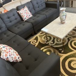 Black Sectional 