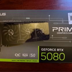Nvidia GEFORCE Asus RTX 5080 Prime - $900