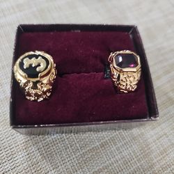2 New Rings For MEN  Gold Filled 