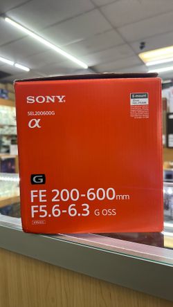 Sony Lens 200-600mm F5.6-6.3 G OSS Brand New