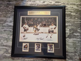 Autographed Buffalo Sabres French Connection Frameworth Sports 