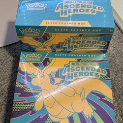 2x Pokémon TCG: Ascended Heroes Elite Trainer Box ETB - BRAND NEW