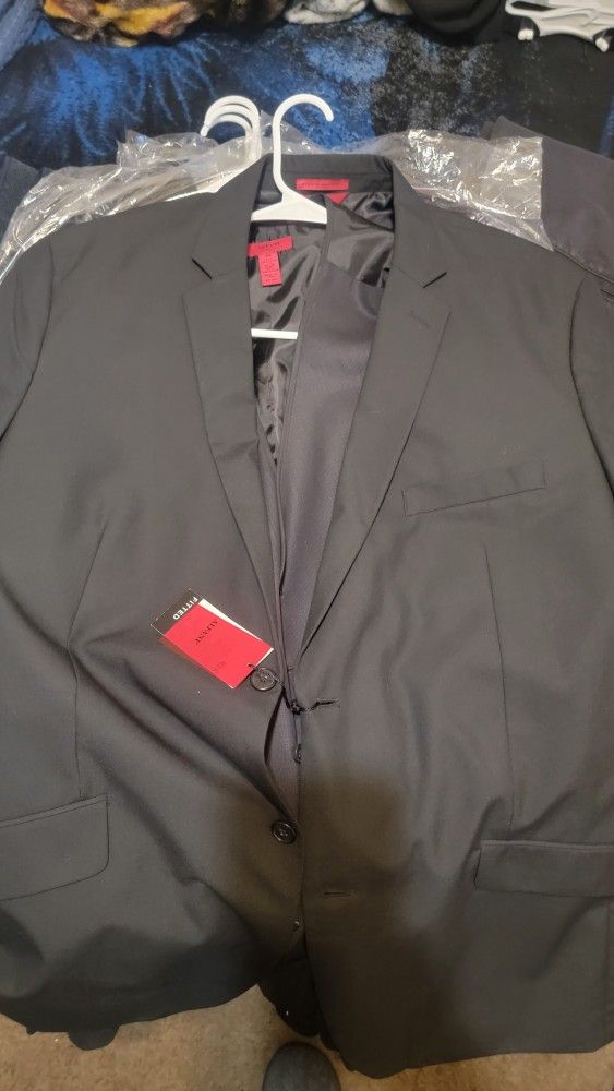 Alfani Fitted Bazer And Vest 2XL Black