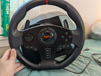 🚨 ULTIMATE SIM RACING & GAMING BUNDLE: PXN V9 Wheel + ROCCAT Mechanical Keyboard (Priced to sell TODAY!)