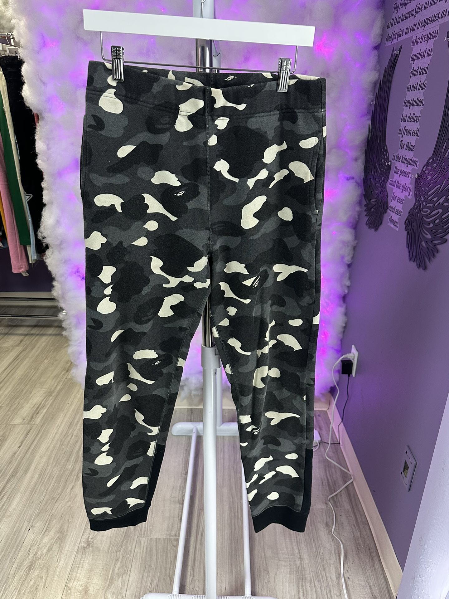 Bape Sweats City Camo Black