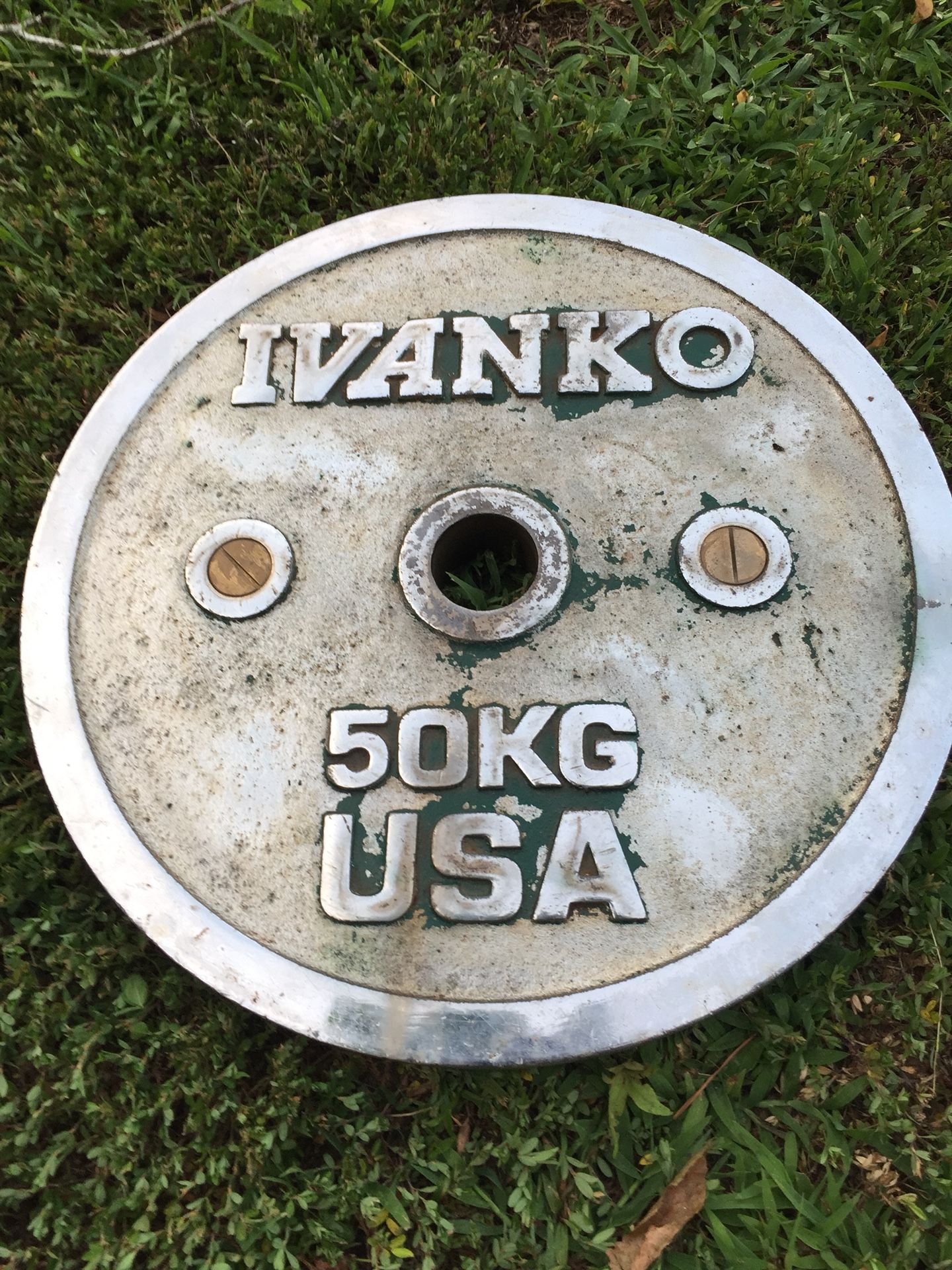 Chrome Ivanko 50kg calibrated plates