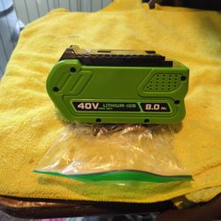 Greenworks Power Tool Battery 40 Volt