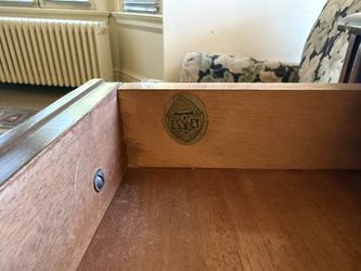 1920s Jacobean Revival Walnut Side Table, Essey Label