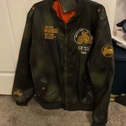 Biker Motorcycle Bomber Jacket 