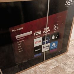 TCL 55 In 4k Roku TV 55s41r NEW