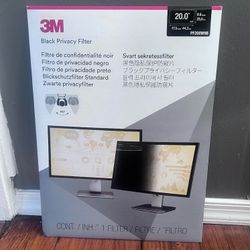 3M Privacy Filter for 20" Widescreen Monitor, (PF200W9B)
