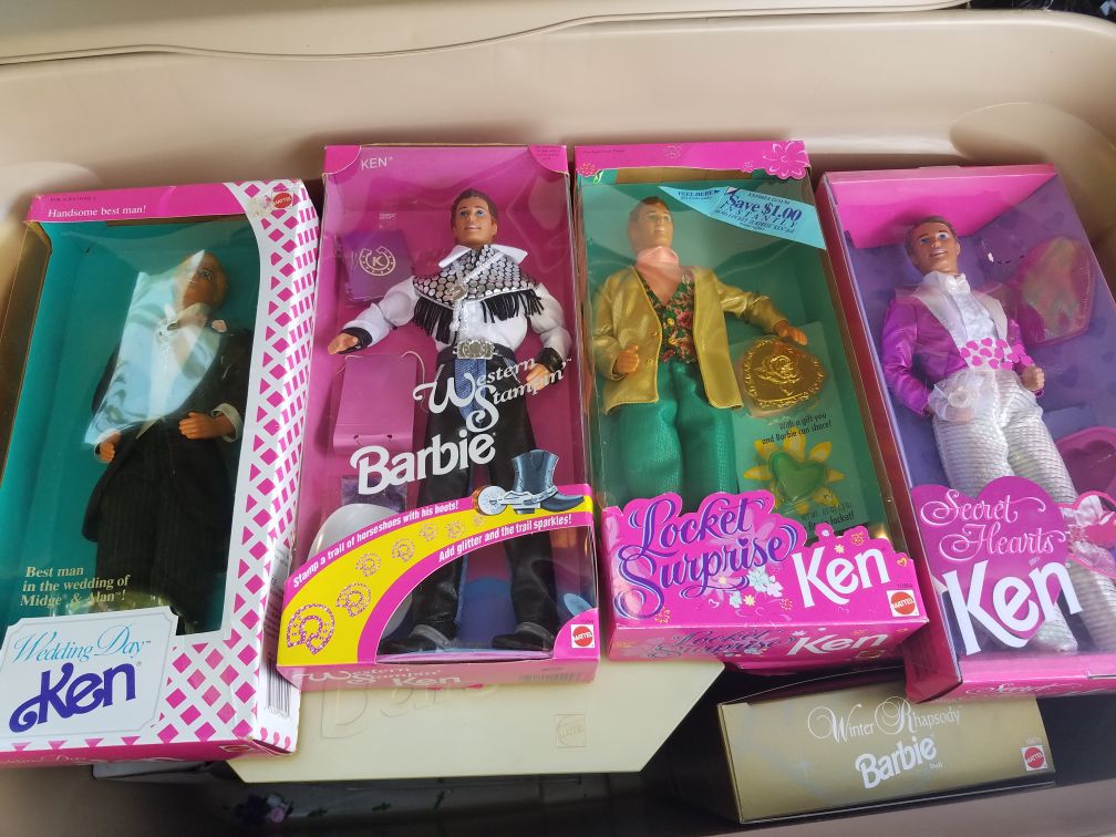 Ken dolls, 1990s, never opened, wedding day, Stomping, Sweetheart