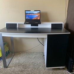 EBluetooth  Desk W/Drawer & Built In Speakers