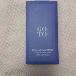 GO-TO Curved Tempered Glass Screen Protector for a Samsung Galaxy S20 5G.